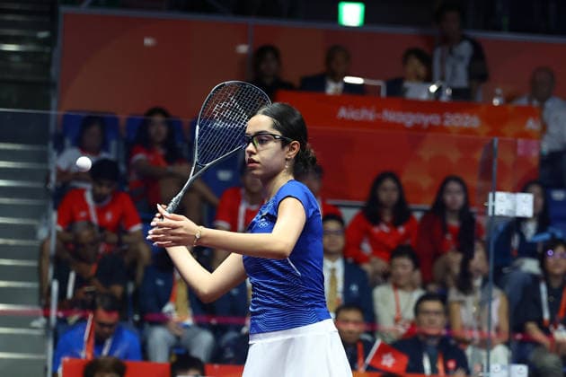 Asian Games 2026 Aichi-Nagoya, Japan Anahat Singh of India in action during Semifinals match Aichi, Nagoya Nagoya Japan Copyright: xSeshadrixSukumarx