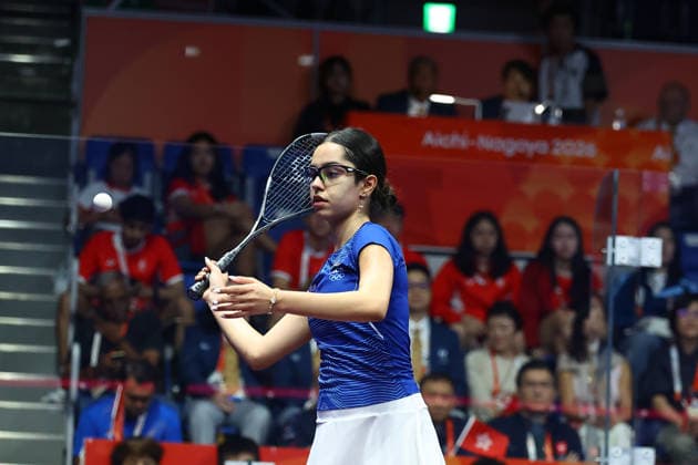 Asian Games 2026 Aichi-Nagoya, Japan Anahat Singh of India in action during Semifinals match Aichi, Nagoya Nagoya Japan Copyright: xSeshadrixSukumarx