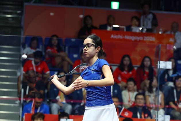 Asian Games 2026 Aichi-Nagoya, Japan Anahat Singh of India in action during Semifinals match Aichi, Nagoya Nagoya Japan Copyright: xSeshadrixSukumarx