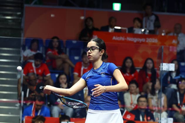Asian Games 2026 Aichi-Nagoya, Japan Anahat Singh of India in action during Semifinals match Aichi, Nagoya Nagoya Japan Copyright: xSeshadrixSukumarx