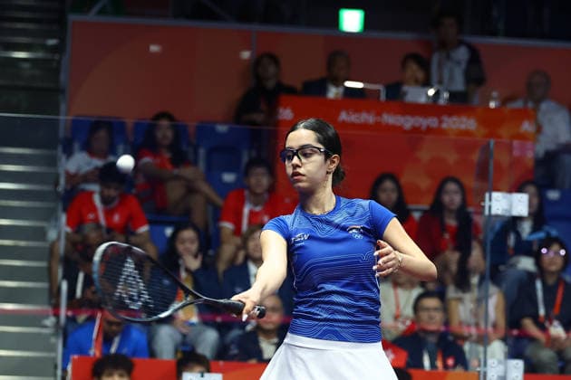 Asian Games 2026 Aichi-Nagoya, Japan Anahat Singh of India in action during Semifinals match Aichi, Nagoya Nagoya Japan Copyright: xSeshadrixSukumarx