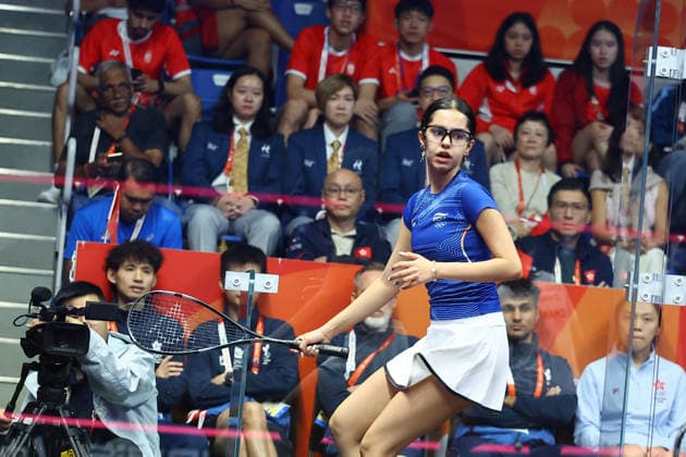 Asian Games 2026 Aichi-Nagoya, Japan Anahat Singh of India in action during Semifinals match Aichi, Nagoya Nagoya Japan Copyright: xSeshadrixSukumarx