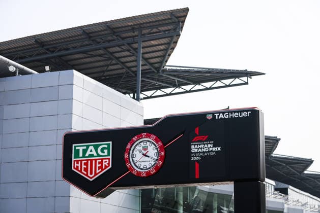 F1 - BAHRAIN GRAND PRIX IN MALAYSIA 2026 TAG Heuer illustration during the 2026 Formula 1 Bahrain Grand Prix in Malaysia, 16th round of the 2026 Formula One World Championship, WM, Weltmeisterschaft from October 2 to 4, 2026 on the Sepang International Circuit, in Sepang, Malaysia - SepangMalaysia  Copyright: xANTONINxVINCENTx
