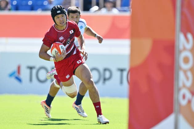 Toma Shiwachi (JPN), OCTOBER 1, 2026 - Rugby : Men s Preliminary Round Pool B match between Japan - Kazakhstan at Nagoya City Mizuho Park Rugby Field during the Asian Games Aichi-Nagoya 2026 in Aichi, Japan. Noxthirdxpartyxsales  aflo_352314239 KenjiroxMatsuox