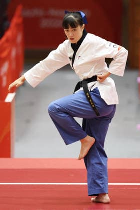 CHEN Hsin-ya (TPE), OCTOBER 1, 2026 - Taekwondo : Womens Individual Poomsae Semifinals Contest at Toyohashi Gymnasium during the Asian Games Aichi-Nagoya 2026 in Aichi, Japan.  aflo_352317143 KenichiroxOganex