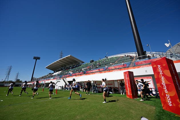 General view, OCTOBER 1, 2026 - Rugby : Women s Preliminary Round Pool D match between Japan - Singapore at Nagoya City Mizuho Park Rugby Field during the Asian Games Aichi-Nagoya 2026 in Aichi, Japan.  aflo_352328007 KenjiroxMatsuox