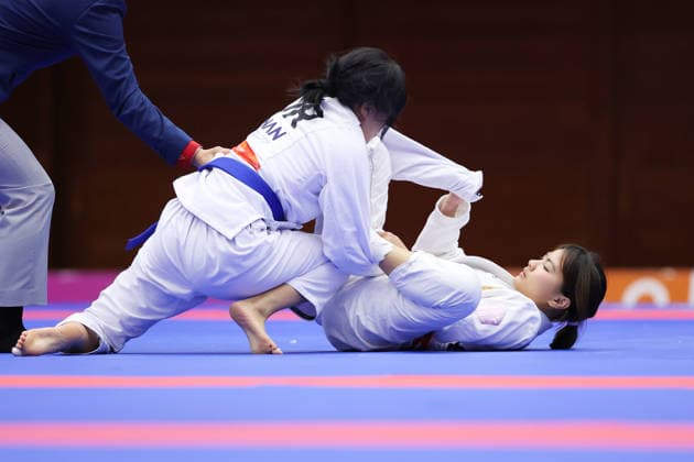 Miyu Suzuki (THA), OCTOBER 1, 2026 - Ju-Jitsu : Women s -48kg elimination round of 32 at Aichi Prefectural Martial Arts Hall during the Asian Games Aichi-Nagoya 2026 in Aichi, Japan. aflo_352328279 NaokixMoritax