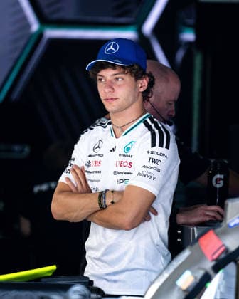 F1 - BAHRAIN GRAND PRIX IN MALAYSIA 2026 KIMI ANTONELLI Andrea (ita), Mercedes AMG F1 Team W17, portrait during the 2026 Formula 1 Bahrain Grand Prix in Malaysia, 16th round of the 2026 Formula One World Championship, WM, Weltmeisterschaft from October 2 to 4, 2026 on the Sepang International Circuit, in Sepang, Malaysia - SepangMalaysia  Copyright: xALBERTOxVIMERCATIx