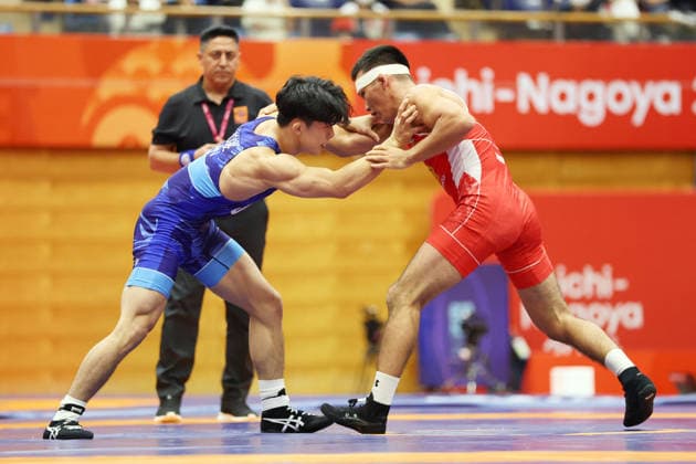 Kyotaro Sogabe (JPN), SEPTEMBER 30, 2026 - Wrestling : Men s Greco-Roman 67kg Final at Nagoya City Inae Sports Center during the Asian Games Aichi-Nagoya 2026 in Aichi, Japan. Noxthirdxpartyxsales  aflo_352156055 KenichiroxOganex