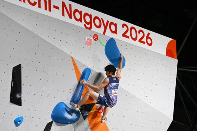 Sorato Anraku (JPN), SEPTEMBER 30, 2026 - Sports Climbing : Men s Boulder Final at Nagoya International Exhibition Hall (Portmesse Nagoya) during the Asian Games Aichi-Nagoya 2026 in Aichi, Japan. Noxthirdxpartyxsales  aflo_352175631 KenjiroxMatsuox