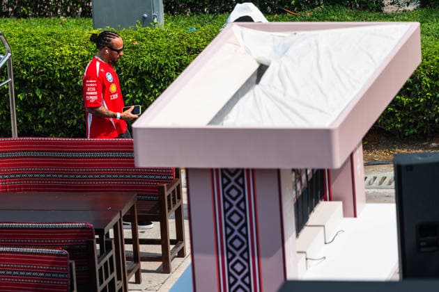 Formula 1 Gulf Air Bahrain Grand Prix in Malaysia 2026 Levi Erb OVERTAKE MAXPPP - Sepang 01 10 2026 44 HAMILTON Lewis (gbr), Scuderia Ferrari HP, portrait at the Formula 1 Gulf Air Bahrain Grand Prix 2026 in Malaysia, the 15th round of the 2026 FIA Formula 1 World Championship, WM, Weltmeisterschaft at the Sepang International circuit, from 1 to 4 October 2026 Sepang Sepang International Circuit Malaysia  Copyright: xOVERTAKE MAXPPPxLevixErbx OVT202610016738 OVT202610016738