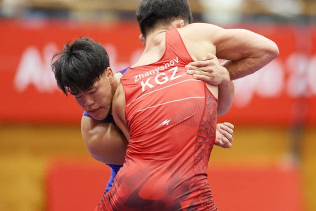 Taizou Yoshida (JPN), SEPTEMBER 30, 2026 - Wrestling : Men s Greco-Roman 87kg Final at Nagoya City Inae Sports Center during the Asian Games Aichi-Nagoya 2026 in Aichi, Japan. Noxthirdxpartyxsales  aflo_352156072 KenichiroxOganex