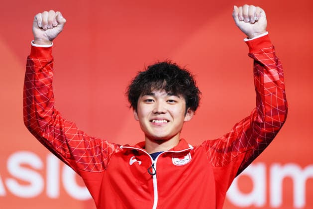 Sorato Anraku (JPN), SEPTEMBER 30, 2026 - Sports Climbing : Men s Boulder Final at Nagoya International Exhibition Hall (Portmesse Nagoya) during the Asian Games Aichi-Nagoya 2026 in Aichi, Japan. Noxthirdxpartyxsales  aflo_352148472 NaokixMoritax