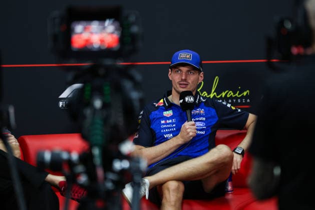 F1 - BAHRAIN GRAND PRIX IN MALAYSIA 2026 press conference, PK, Pressekonferenz VERSTAPPEN Max (nld), Red Bull Racing Ford RB22, portrait during the 2026 Formula 1 Bahrain Grand Prix in Malaysia, 16th round of the 2026 Formula One World Championship, WM, Weltmeisterschaft from October 2 to 4, 2026 on the Sepang International Circuit, in Sepang, Malaysia - SepangMalaysia  Copyright: xANTONINxVINCENTx