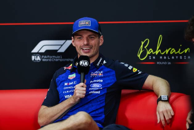 F1 - BAHRAIN GRAND PRIX IN MALAYSIA 2026 press conference, PK, Pressekonferenz VERSTAPPEN Max (nld), Red Bull Racing Ford RB22, portrait during the 2026 Formula 1 Bahrain Grand Prix in Malaysia, 16th round of the 2026 Formula One World Championship, WM, Weltmeisterschaft from October 2 to 4, 2026 on the Sepang International Circuit, in Sepang, Malaysia - SepangMalaysia  Copyright: xANTONINxVINCENTx