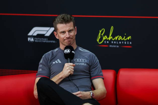 F1 - BAHRAIN GRAND PRIX IN MALAYSIA 2026 press conference, PK, Pressekonferenz HULKENBERG Nico (ger), Audi F1 Team R26, portrait during the 2026 Formula 1 Bahrain Grand Prix in Malaysia, 16th round of the 2026 Formula One World Championship, WM, Weltmeisterschaft from October 2 to 4, 2026 on the Sepang International Circuit, in Sepang, Malaysia - SepangMalaysia  Copyright: xANTONINxVINCENTx