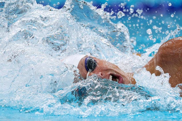 October 1, 2026, Sydney, Nsw, Australia: MATTHEW SATES of South Africa competes in the MenÃ¢â‚¬â ¢s 200m individual medley heats during the 2026 Australian Short Course Championships. Sydney Australia - ZUMAt173 20261001_zsp_t173_004 Copyright: xStephanexThomasx