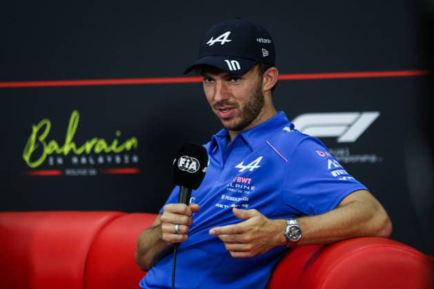 F1 - BAHRAIN GRAND PRIX IN MALAYSIA 2026 press conference, PK, Pressekonferenz GASLY Pierre (fra), Alpine F1 Team A526, portrait during the 2026 Formula 1 Bahrain Grand Prix in Malaysia, 16th round of the 2026 Formula One World Championship, WM, Weltmeisterschaft from October 2 to 4, 2026 on the Sepang International Circuit, in Sepang, Malaysia - SepangMalaysia Copyright: xANTONINxVINCENTx