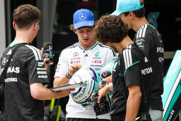 F1 - BAHRAIN GRAND PRIX IN MALAYSIA 2026 KIMI ANTONELLI Andrea (ita), Mercedes AMG F1 Team W17, portrait helmet, casque, during the 2026 Formula 1 Bahrain Grand Prix in Malaysia, 16th round of the 2026 Formula One World Championship, WM, Weltmeisterschaft from October 2 to 4, 2026 on the Sepang International Circuit, in Sepang, Malaysia - SepangMalaysia Copyright: xXavixBonillax