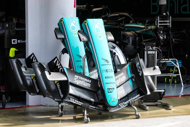 F1 - BAHRAIN GRAND PRIX IN MALAYSIA 2026 Mercedes AMG F1 Team W17, mechanical detail special livery during the 2026 Formula 1 Bahrain Grand Prix in Malaysia, 16th round of the 2026 Formula One World Championship, WM, Weltmeisterschaft from October 2 to 4, 2026 on the Sepang International Circuit, in Sepang, Malaysia - SepangMalaysia  Copyright: xXavixBonillax