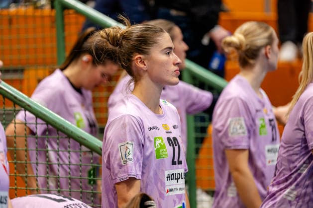 Dortmund, September 30, 2026, Handball, Women s, DHB Cup, 2nd Round, BVB Borussia Dortmund vs. SV Union Halle Neustadt, Tabea Wipper (SV Union Halle Neustadt), 22 minutes before the game