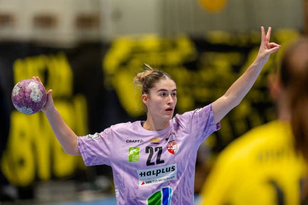 Dortmund, September 30, 2026, Handball, Women s, DHB Cup, 2nd Round, BVB Borussia Dortmund vs. SV Union Halle Neustadt, Tabea Wipper (SV Union Halle Neustadt), 22 during the game