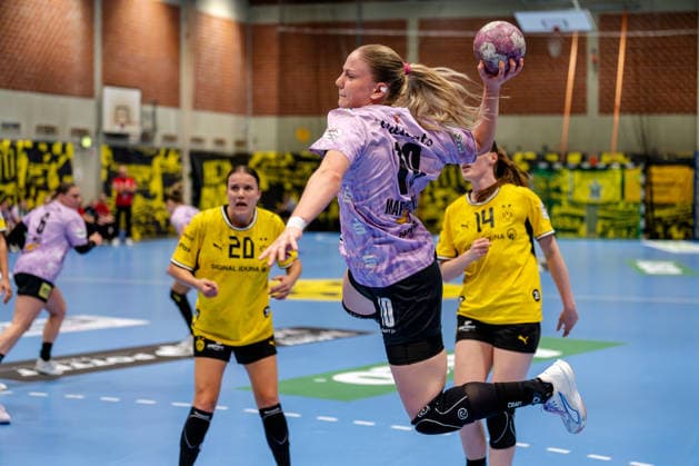 Dortmund, September 30, 2026, Handball, Women s, DHB Cup, 2nd Round, BVB Borussia Dortmund vs. SV Union Halle Neustadt, Viktoria Marksteiner (SV Union Halle Neustadt), 10 shots on goal