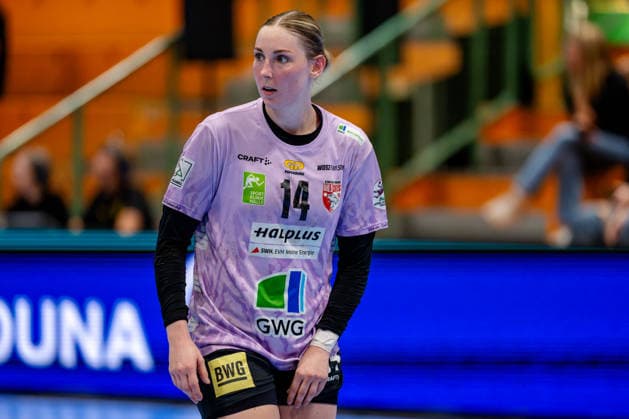 Dortmund, September 30, 2026, Handball, Women s, DHB Cup, 2nd Round, BVB Borussia Dortmund vs. SV Union Halle Neustadt, Tina Wagenlader (SV Union Halle Neustadt), 14 during the game