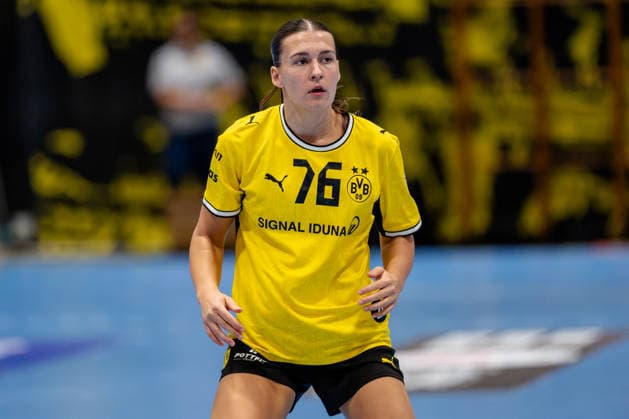 Dortmund, September 30, 2026, Handball, Women s, DHB Cup, 2nd Round, BVB Borussia Dortmund vs. SV Union Halle Neustadt, Felina Menne (BVB), 76 during the game