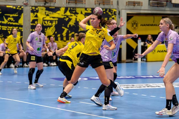 Dortmund, September 30, 2026, Handball, Women s, DHB Cup, 2nd Round, BVB Borussia Dortmund vs. SV Union Halle Neustadt, Felina Menne (BVB), 76 goals scored