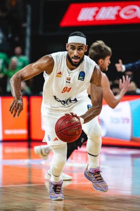 Armel Traore of ratiopharm ulm controls the ball during the BKT EuroCup 2026–2027 match between ratiopharm ulm and Balkan Botevgrad at ratiopharm Arena on September 30, 2026, in Neu Ulm, Germany. Photo by Harry Langer, DeFodi Images