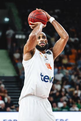 Armel Traore of ratiopharm Ulm controls the ball during the 2026–2027 BKT EuroCup match between ratiopharm Ulm and Balkan Botevgrad at the ratiopharm Arena on September 30, 2026, in Neu Ulm, Germany. Photo by Harry Langer, DeFodi Images