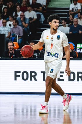 Adam Atamna of ratiopharm ulm controls the ball during the BKT EuroCup 2026–2027 game between ratiopharm ulm and Balkan Botevgrad at the ratiopharm Arena on September 30, 2026, in Neu Ulm, Germany. Photo by Harry Langer, DeFodi Images