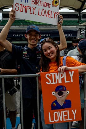SEPANG, MALAYSIA: F1 Fans, F1 fans, at the 2026 Formula 1 Bahrain Grand Prix at the Sepang International Circuit in Sepang, Malaysia.