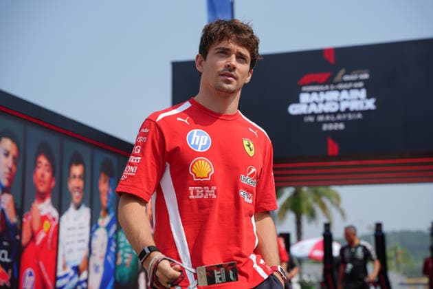 F1 2026: (Paddock) Bahrain Grand Prix in Malaysia, Kuala Lumpur 01 Oct 2026 Charles Leclerc (MCO) (Scuderia Ferrari HP) in the paddock of the Formula 1 Bahrain Grand Prix In Malaysia 2026 at the Sepang International Circuit. Kuala Lumpur Malaysia Copyright: xLucaxMartinix xSOPAxImagesx Luca-Martini-1455296