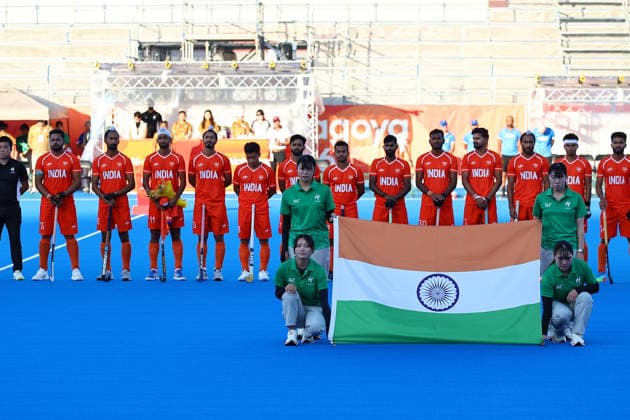 Asian Games 2026 Aichi-Nagoya, Japan India defeated Pakistan 4 3 in the men™s semifinal at the 20th Asian Games Aichi-Nagoya 2026 at Gifu Prefectural Green Stadium on Thursday, October 1, 2026, advancing to the final. Pakistan clawed their way back into the game to level the scores 3-3. Abhishek scored a stunning winner in the final minute of a thrilling Asian Games men s hockey semi-final as India edged past Pakistan by 4-3 Aichi, Nagoya Gifu Perfectural Green Stadium Japan Copyright: xSeshadrixSukumarx