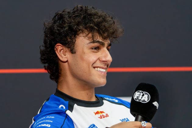 F1 2026: (Paddock) Bahrain Grand Prix in Malaysia, Kuala Lumpur 01 Oct 2026 Arvid Lindblad (GBR) (Visa Cash App Racing Bulls F1 Team) at the press conference, PK, Pressekonferenz of the Formula 1 Bahrain Grand Prix In Malaysia 2026 at the Sepang International Circuit. Kuala Lumpur Malaysia Copyright: xLucaxMartinix xSOPAxImagesx Luca-Martini-1455303