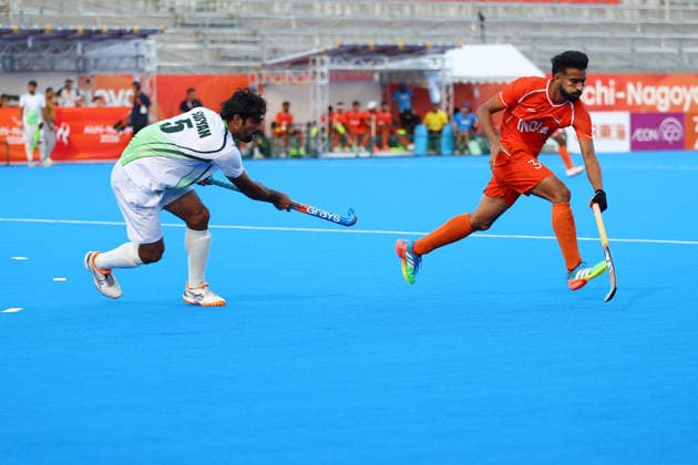 Asian Games 2026 Aichi-Nagoya, Japan India defeated Pakistan 4 3 in the men™s semifinal at the 20th Asian Games Aichi-Nagoya 2026 at Gifu Prefectural Green Stadium on Thursday, October 1, 2026, advancing to the final. Pakistan clawed their way back into the game to level the scores 3-3. Abhishek scored a stunning winner in the final minute of a thrilling Asian Games men s hockey semi-final as India edged past Pakistan by 4-3 Aichi, Nagoya Gifu Perfectural Green Stadium Japan Copyright: xSeshadrixSukumarx