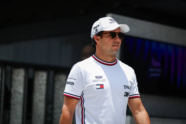 F1 - BAHRAIN GRAND PRIX IN MALAYSIA 2026 PEREZ Sergio (mex), Cadillac F1 Team MAC-26, portrait during the 2026 Formula 1 Bahrain Grand Prix in Malaysia, 16th round of the 2026 Formula One World Championship, WM, Weltmeisterschaft from October 2 to 4, 2026 on the Sepang International Circuit, in Sepang, Malaysia - SepangMalaysia Copyright: xANTONINxVINCENTx