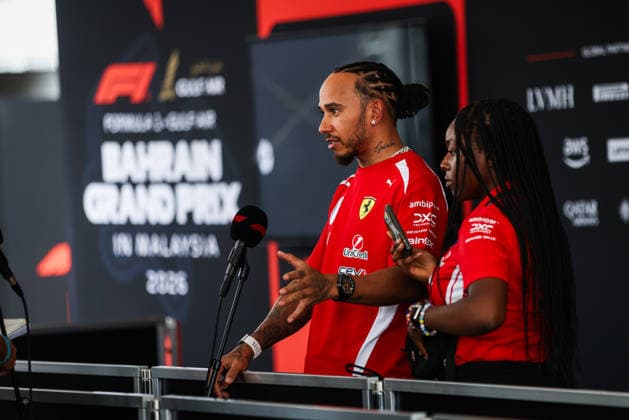 F1 - BAHRAIN GRAND PRIX IN MALAYSIA 2026 HAMILTON Lewis (gbr), Scuderia Ferrari SF-26, portrait during the 2026 Formula 1 Bahrain Grand Prix in Malaysia, 16th round of the 2026 Formula One World Championship, WM, Weltmeisterschaft from October 2 to 4, 2026 on the Sepang International Circuit, in Sepang, Malaysia - SepangMalaysia  Copyright: xANTONINxVINCENTx