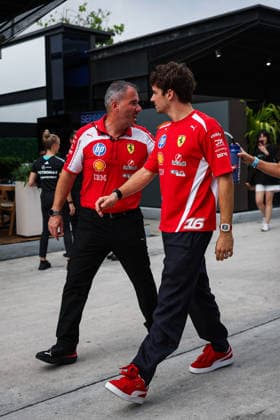 F1 - BAHRAIN GRAND PRIX IN MALAYSIA 2026 LECLERC Charles (mco), Scuderia Ferrari SF-26, portrait during the 2026 Formula 1 Bahrain Grand Prix in Malaysia, 16th round of the 2026 Formula One World Championship, WM, Weltmeisterschaft from October 2 to 4, 2026 on the Sepang International Circuit, in Sepang, Malaysia - SepangMalaysia Copyright: xANTONINxVINCENTx