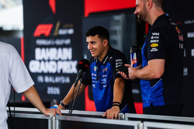 F1 - BAHRAIN GRAND PRIX IN MALAYSIA 2026 HADJAR Isack (fra), Red Bull Racing Ford RB22, portrait during the 2026 Formula 1 Bahrain Grand Prix in Malaysia, 16th round of the 2026 Formula One World Championship, WM, Weltmeisterschaft from October 2 to 4, 2026 on the Sepang International Circuit, in Sepang, Malaysia - SepangMalaysia  Copyright: xANTONINxVINCENTx