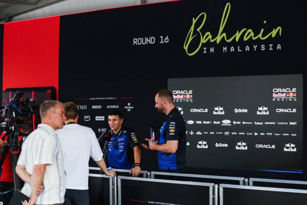 F1 - BAHRAIN GRAND PRIX IN MALAYSIA 2026 HADJAR Isack (fra), Red Bull Racing Ford RB22, portrait during the 2026 Formula 1 Bahrain Grand Prix in Malaysia, 16th round of the 2026 Formula One World Championship, WM, Weltmeisterschaft from October 2 to 4, 2026 on the Sepang International Circuit, in Sepang, Malaysia - SepangMalaysia  Copyright: xANTONINxVINCENTx