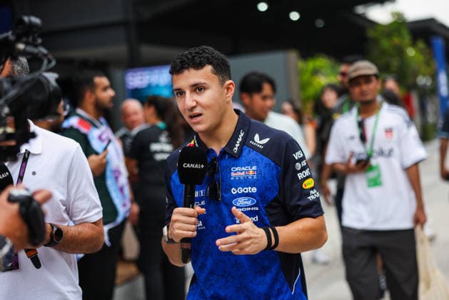 F1 - BAHRAIN GRAND PRIX IN MALAYSIA 2026 HADJAR Isack (fra), Red Bull Racing Ford RB22, portrait during the 2026 Formula 1 Bahrain Grand Prix in Malaysia, 16th round of the 2026 Formula One World Championship, WM, Weltmeisterschaft from October 2 to 4, 2026 on the Sepang International Circuit, in Sepang, Malaysia - SepangMalaysia  Copyright: xANTONINxVINCENTx