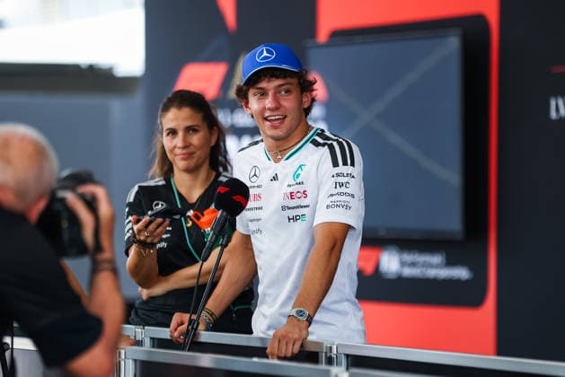 F1 - BAHRAIN GRAND PRIX IN MALAYSIA 2026 KIMI ANTONELLI Andrea (ita), Mercedes AMG F1 Team W17, portrait during the 2026 Formula 1 Bahrain Grand Prix in Malaysia, 16th round of the 2026 Formula One World Championship, WM, Weltmeisterschaft from October 2 to 4, 2026 on the Sepang International Circuit, in Sepang, Malaysia - SepangMalaysia Copyright: xANTONINxVINCENTx