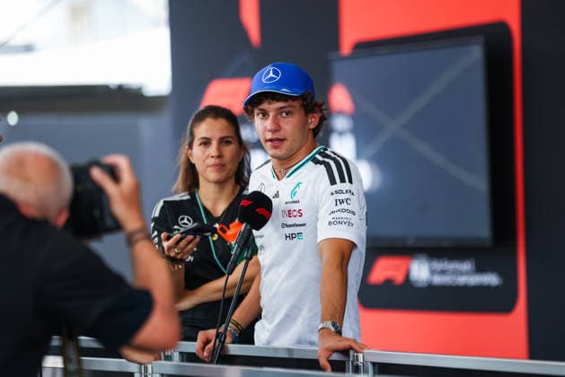 F1 - BAHRAIN GRAND PRIX IN MALAYSIA 2026 KIMI ANTONELLI Andrea (ita), Mercedes AMG F1 Team W17, portrait during the 2026 Formula 1 Bahrain Grand Prix in Malaysia, 16th round of the 2026 Formula One World Championship, WM, Weltmeisterschaft from October 2 to 4, 2026 on the Sepang International Circuit, in Sepang, Malaysia - SepangMalaysia Copyright: xANTONINxVINCENTx