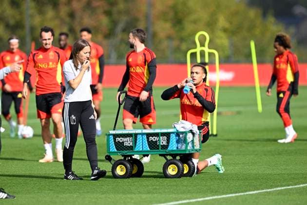 Belgium v Turkey - UEFA Nations League 2026 Media Activities 01 10 2026 TUBIZE, BELGIUM - OCTOBER 01 : Moreira Da Silva Diego defender of Belgium pictured during a training session ahead of the UEFA Nations League tournament league phase matchday 3 group A1 match between Belgium and Turkey on October 1, 2026 in Tubize, Belgium, 01 10 2026 Tubize Belgium  Copyright: xNicoxVereeckenx