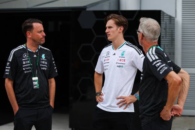 F1 - BAHRAIN GRAND PRIX IN MALAYSIA 2026 POURCHAIRE ThÃ o (fra), Development Driver of Mercedes AMG F1 Team, portrait during the 2026 Formula 1 Bahrain Grand Prix in Malaysia, 16th round of the 2026 Formula One World Championship, WM, Weltmeisterschaft from October 2 to 4, 2026 on the Sepang International Circuit, in Sepang, Malaysia - SepangMalaysia  Copyright: xANTONINxVINCENTx