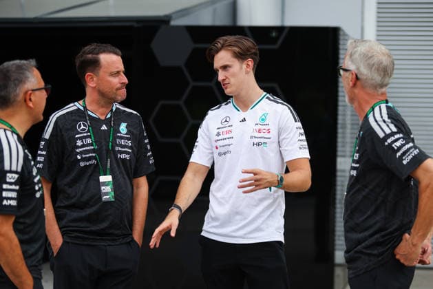 F1 - BAHRAIN GRAND PRIX IN MALAYSIA 2026 POURCHAIRE ThÃ o (fra), Development Driver of Mercedes AMG F1 Team, portrait during the 2026 Formula 1 Bahrain Grand Prix in Malaysia, 16th round of the 2026 Formula One World Championship, WM, Weltmeisterschaft from October 2 to 4, 2026 on the Sepang International Circuit, in Sepang, Malaysia - SepangMalaysia  Copyright: xANTONINxVINCENTx