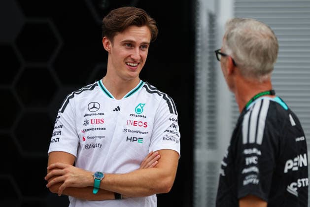 F1 - BAHRAIN GRAND PRIX IN MALAYSIA 2026 POURCHAIRE ThÃ o (fra), Development Driver of Mercedes AMG F1 Team, portrait during the 2026 Formula 1 Bahrain Grand Prix in Malaysia, 16th round of the 2026 Formula One World Championship, WM, Weltmeisterschaft from October 2 to 4, 2026 on the Sepang International Circuit, in Sepang, Malaysia - SepangMalaysia  Copyright: xANTONINxVINCENTx